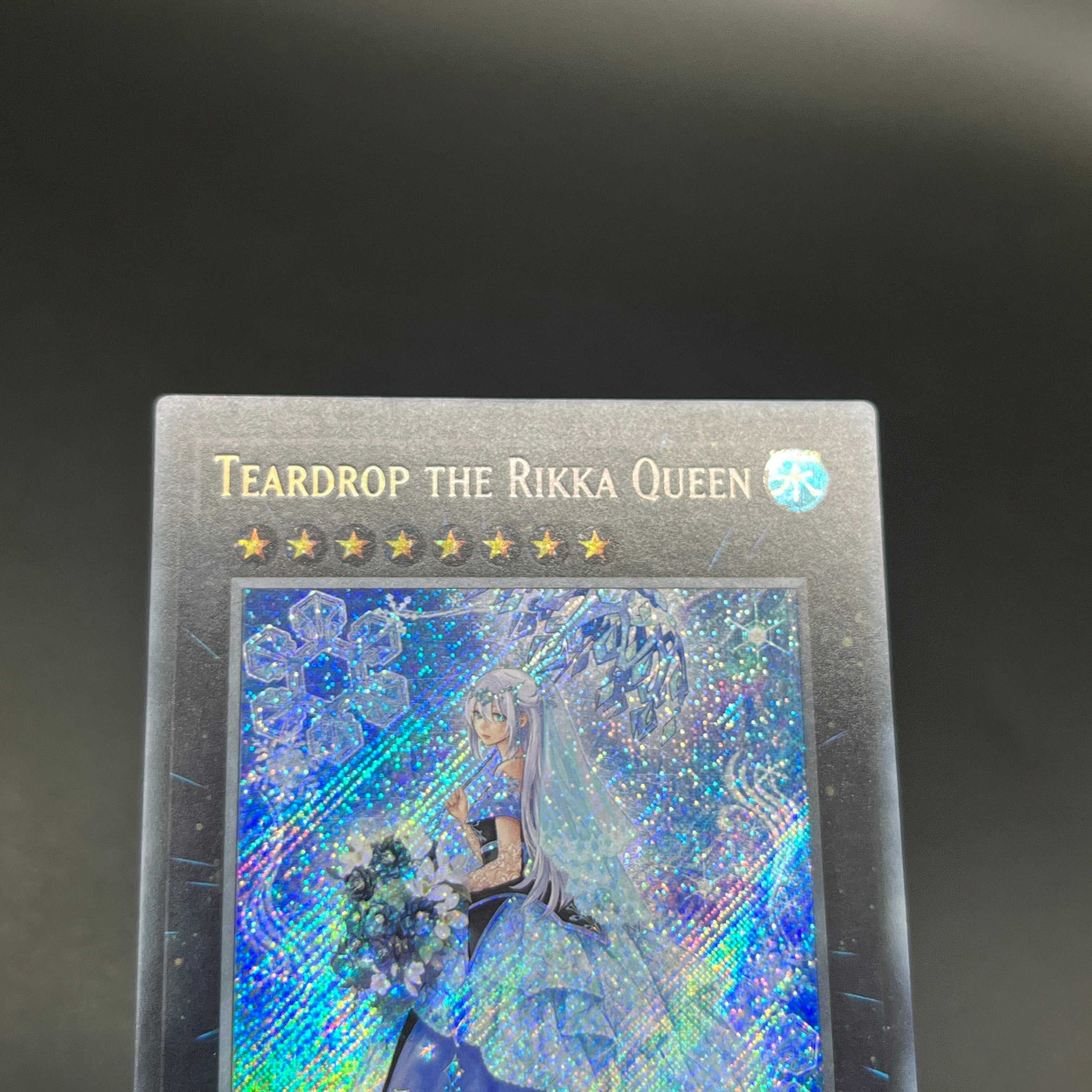 遊戯王 六花聖ティアドロップ/シークレット/英語/1st/EU版 – カード