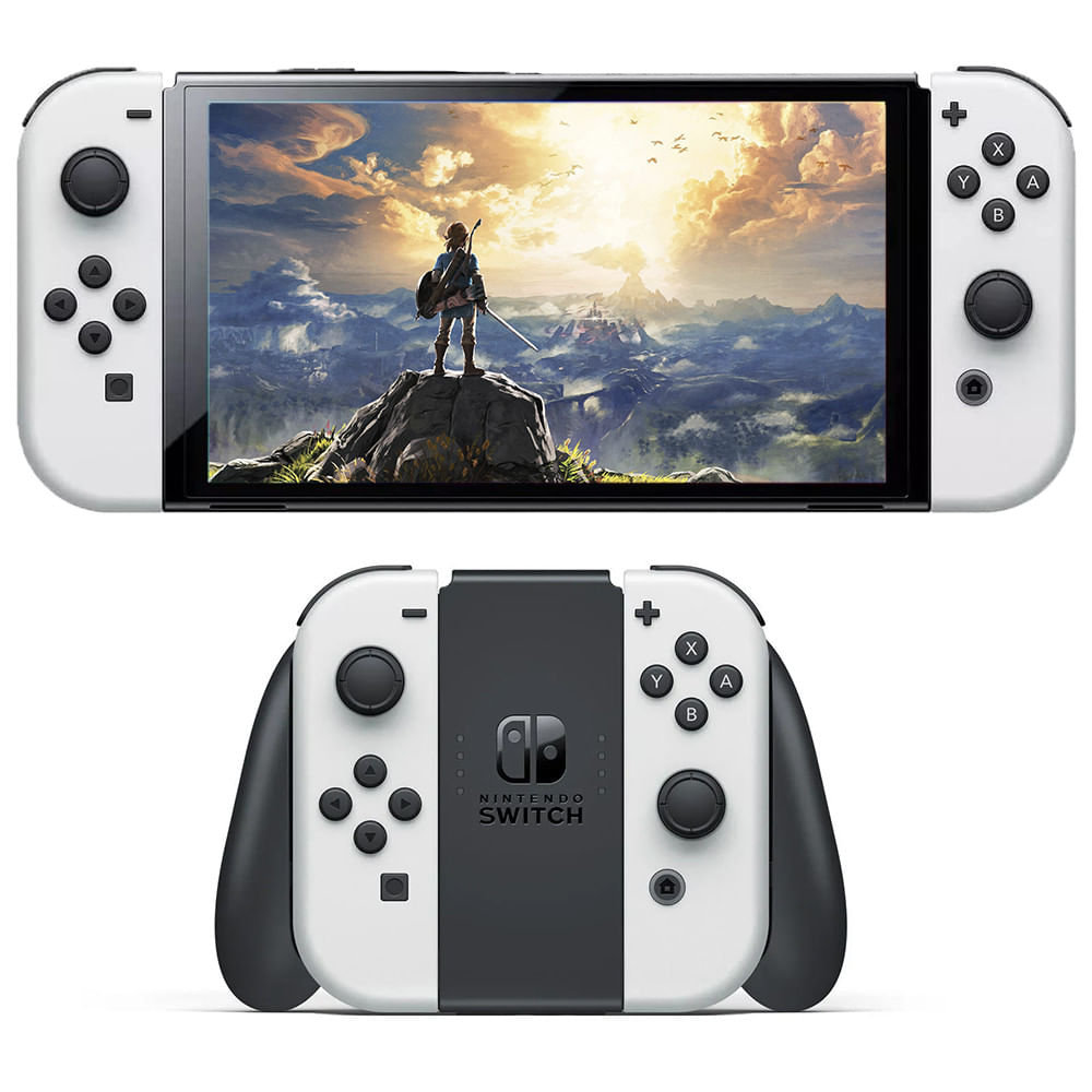 Nintendo Switch OLED 64GB 1x Joy-Con Branco Standard - Hegskaaaa