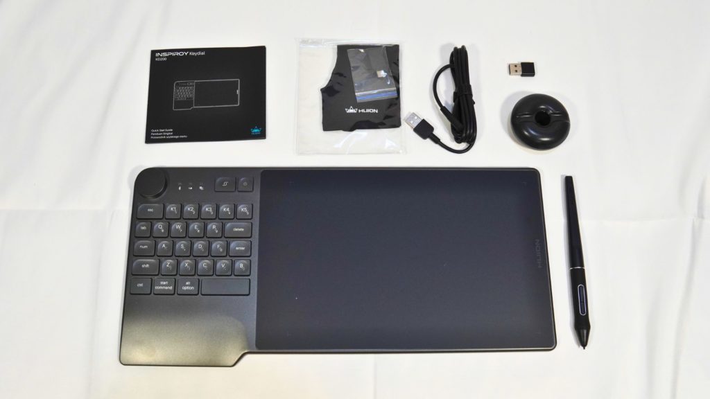 HUION】Inspiroy Keydial KD200 – キーボード操作＆ペンタブレット