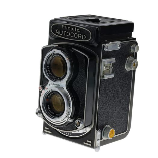 Minolta Autocord MX with Seikosha-MX, Chiyoko 75mm f/3.5 Rokkor