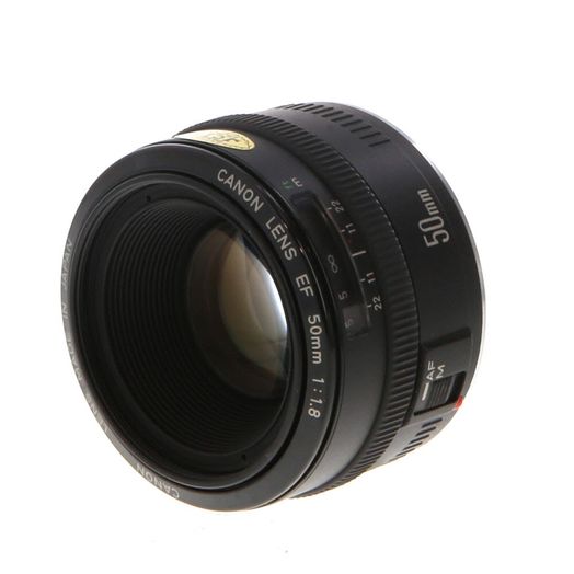 Canon 50mm f/1.8 EF-Mount Lens {52} Metal Mount