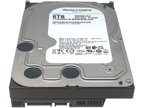 Western Digital Blue WD60EZAZ 6TB 5400RPM 256MB SATA 6.0Gb/s 3.5