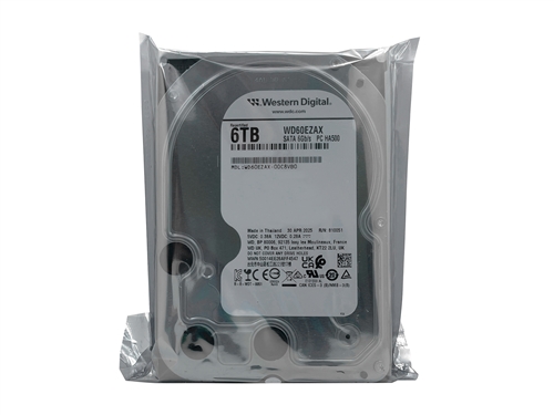 Western Digital Blue WD60EZAX 6TB 5400RPM 256MB SATA 6.0Gb/s 3.5