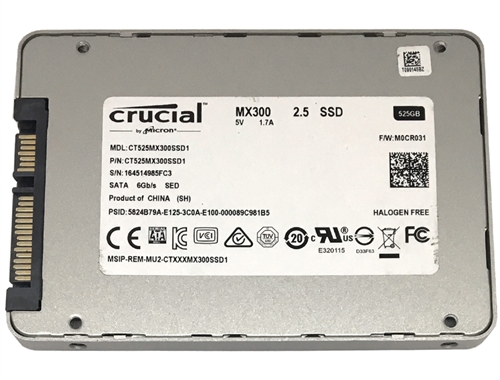 goHardDrive.com - Crucial MX300 CT525MX300SSD1 525GB 2.5-inch SATA