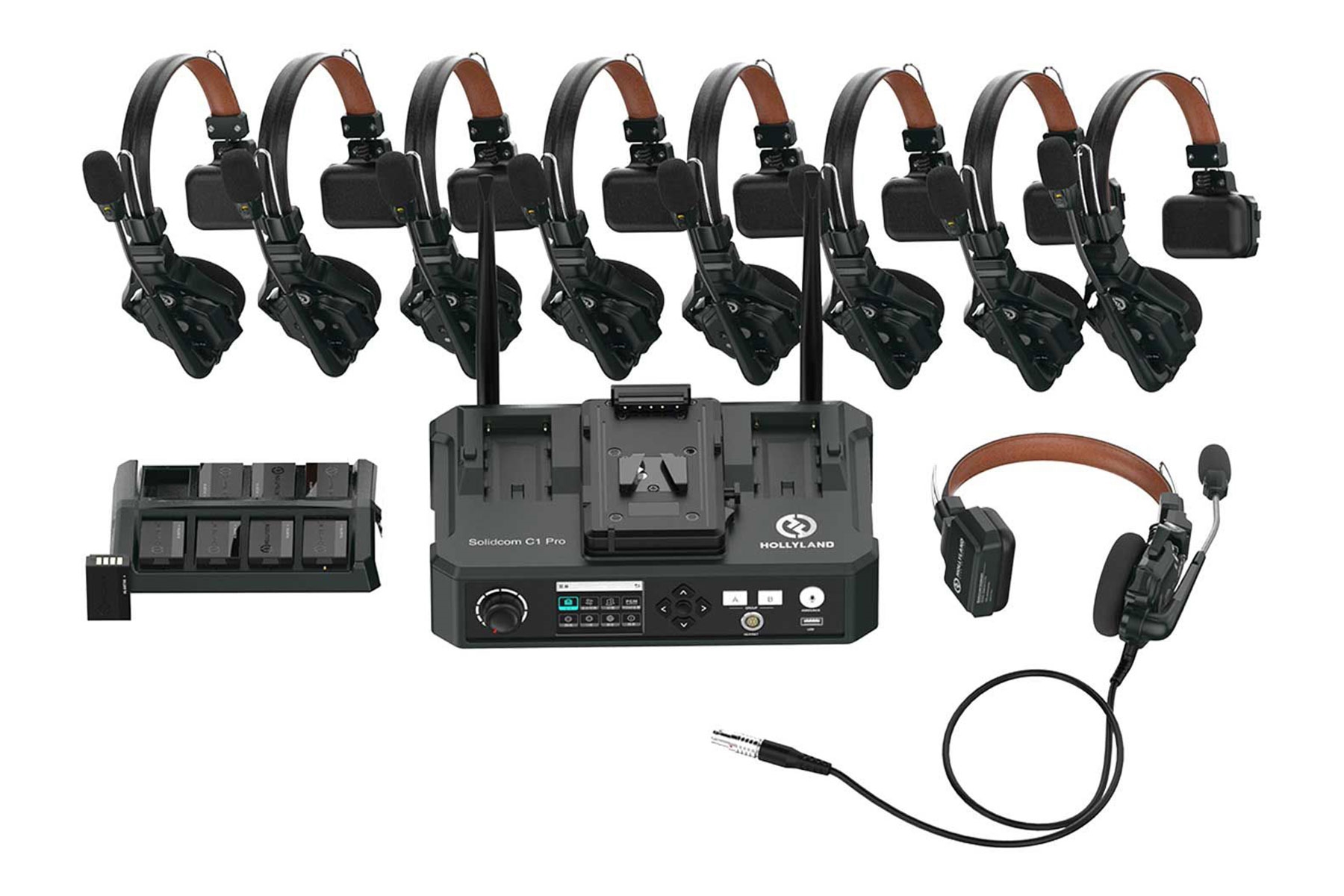 Hollyland Solidcom C1 Pro-HUB8S | Full-Duplex ENC Wireless