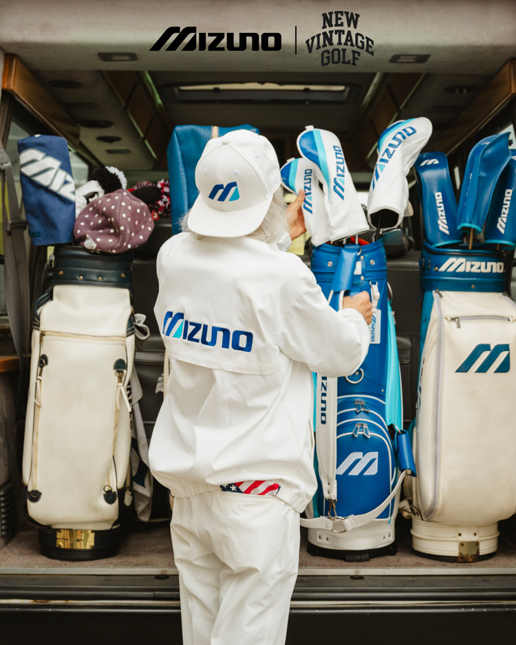 ビームス ゴルフ 有楽町」にて80年代ロゴを復刻した〈MIZUNO