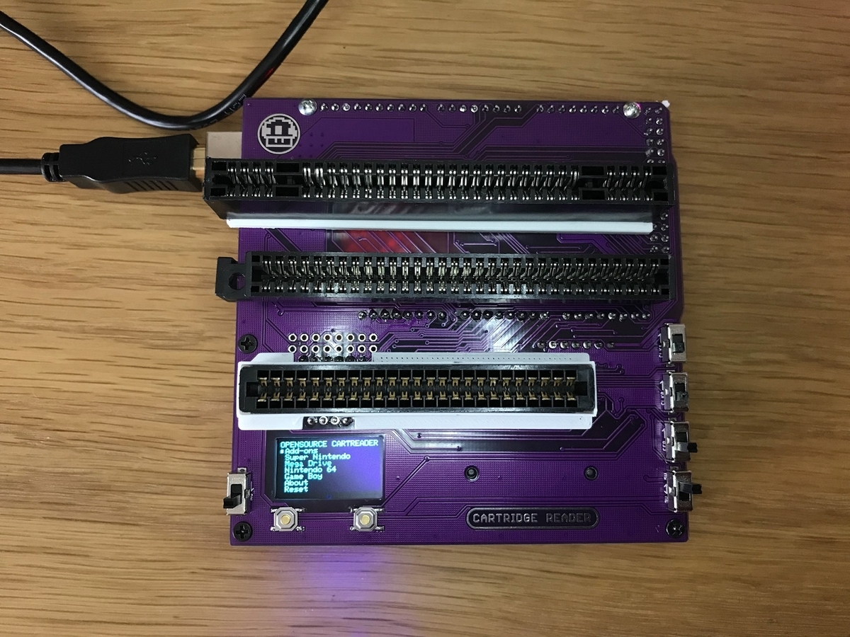 オープンソースカートリッジリーダー「Cart Reader V3」を組み立てて
