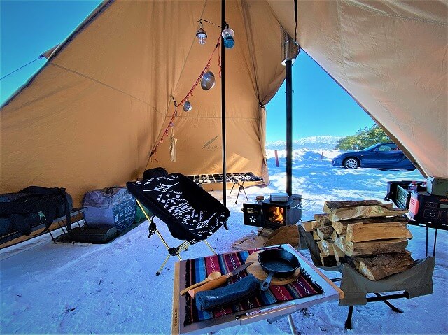 レビュー】バンドック（BUNDOK）薪キャリースタンドを使ってみた