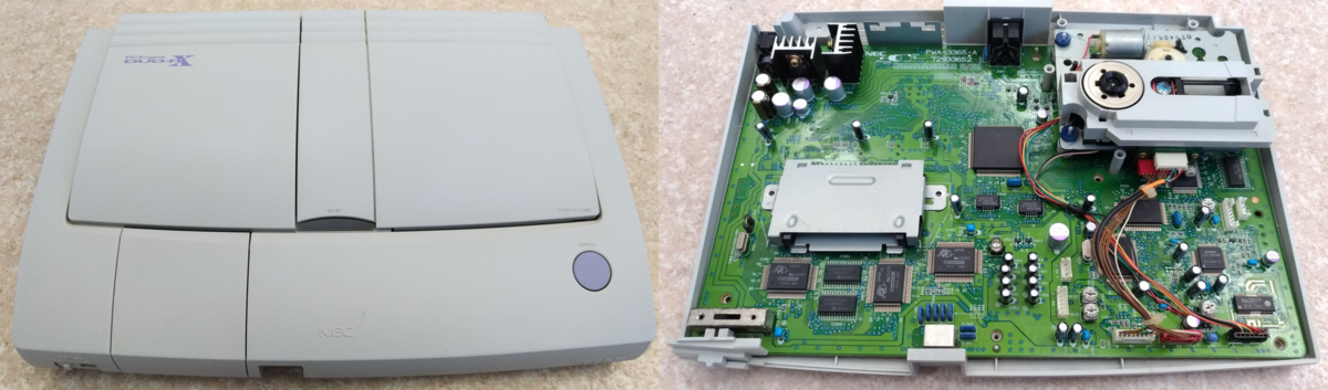 PCエンジン DUO-RXがDUO-Rよりも読み込み性能が向上しているとかいう