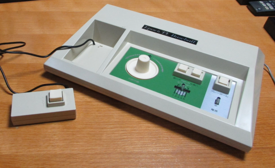 エポック社テレビ野球ゲーム。ファミコンより古いゲーム機。昭和の玩具