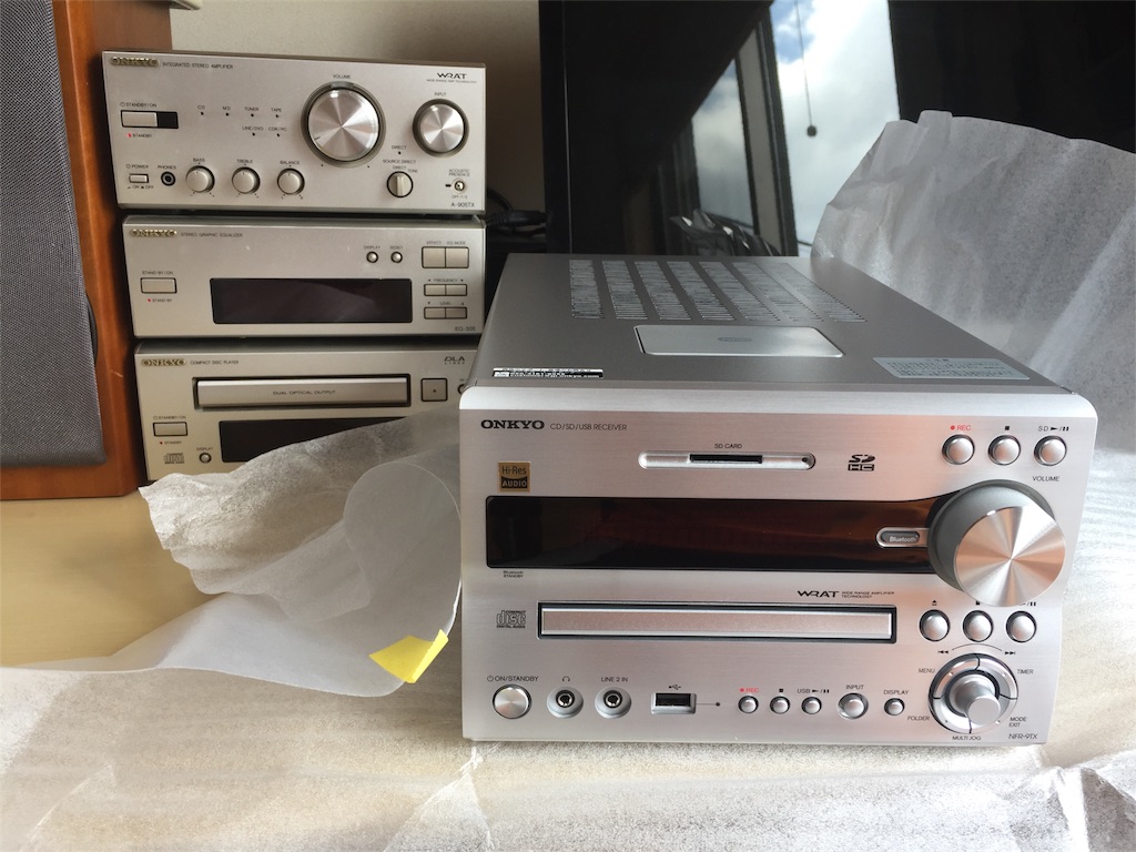 ミニコンポ 】ONKYO NFR-9TX購入 〜さらば 名器 ONKYO C-705TX