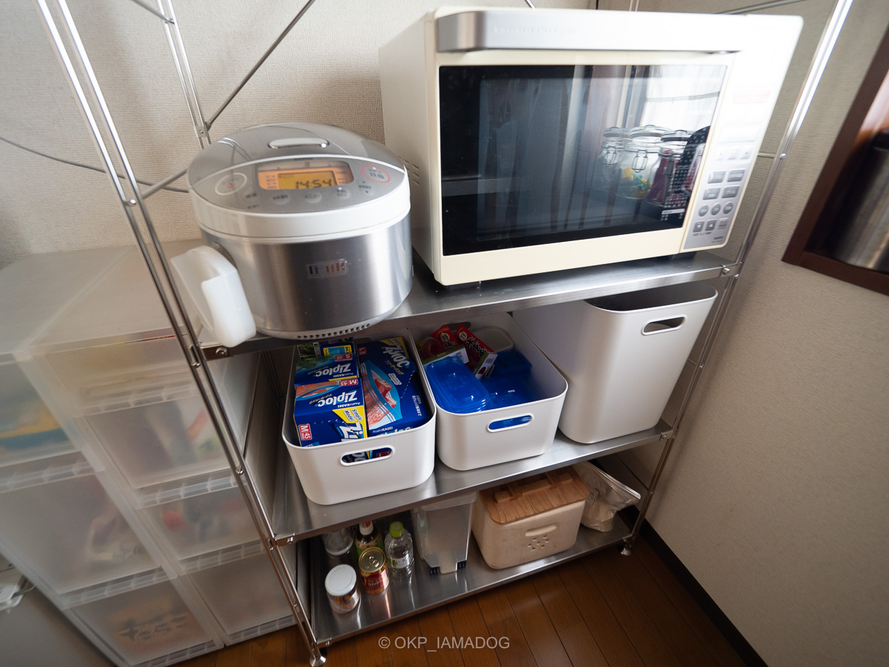 無印良品 ステンレスユニットシェルフでキッチン周りの収納を整理した