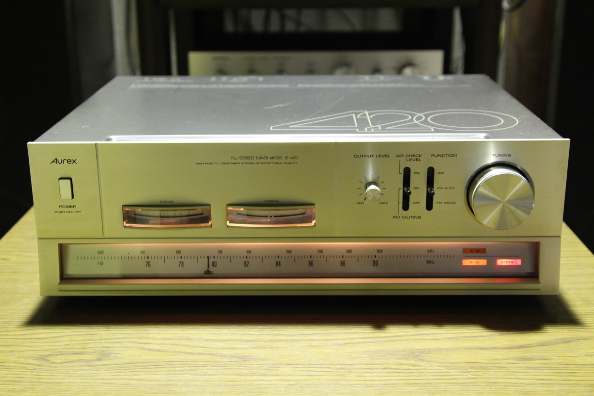 ついにオーレックス。 ST-420 チューナー - 音遊び～オーディオのブログ