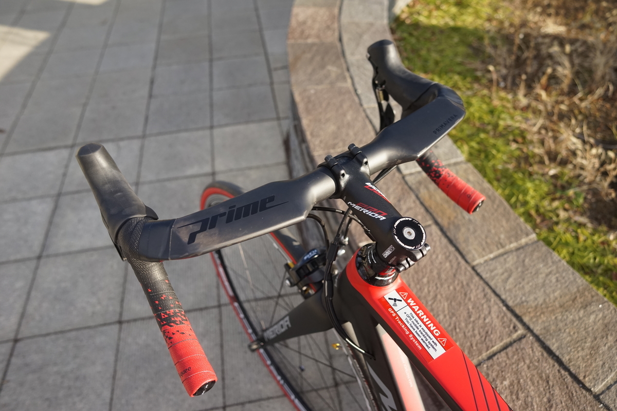 コスパ最高エアロハンドル】PrimeエアロカーボンハンドルPrimaveraに