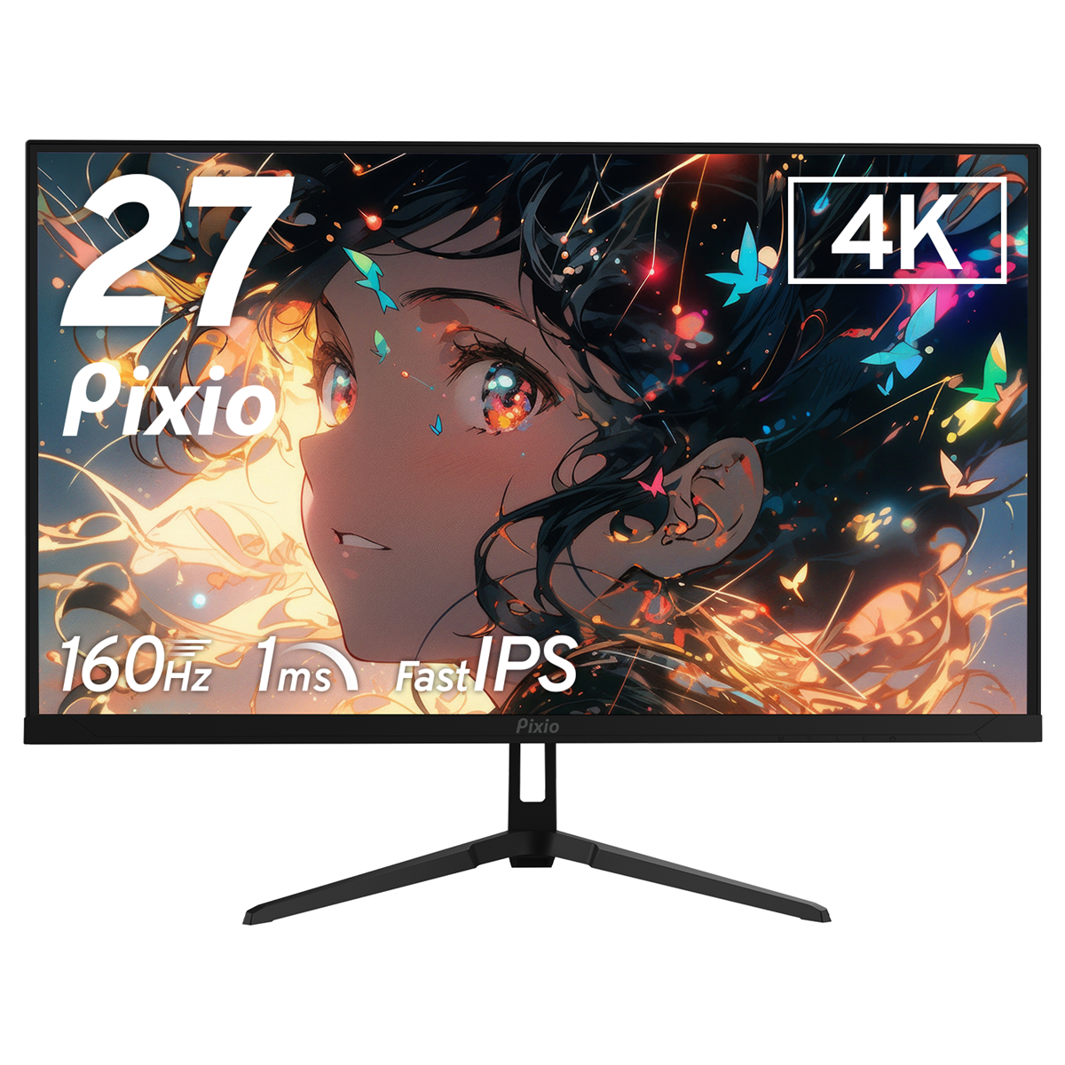 新発売【Pixio PX27U WAVE】4K対応27インチ160Hzゲーミングモニター