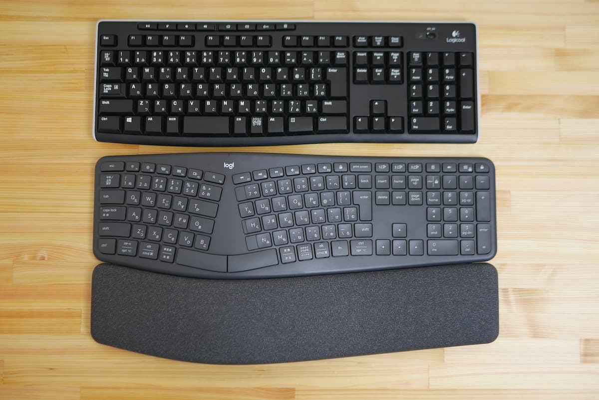 長時間作業に最適】ロジクール ERGO K860 レビュー【エルゴノミクス