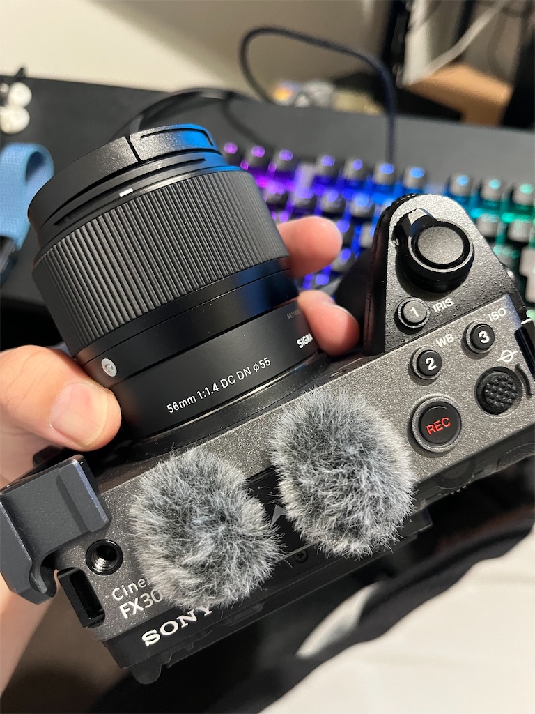 FX30 に SIGMA 56mm F1.4 DC DN - PG.Lib