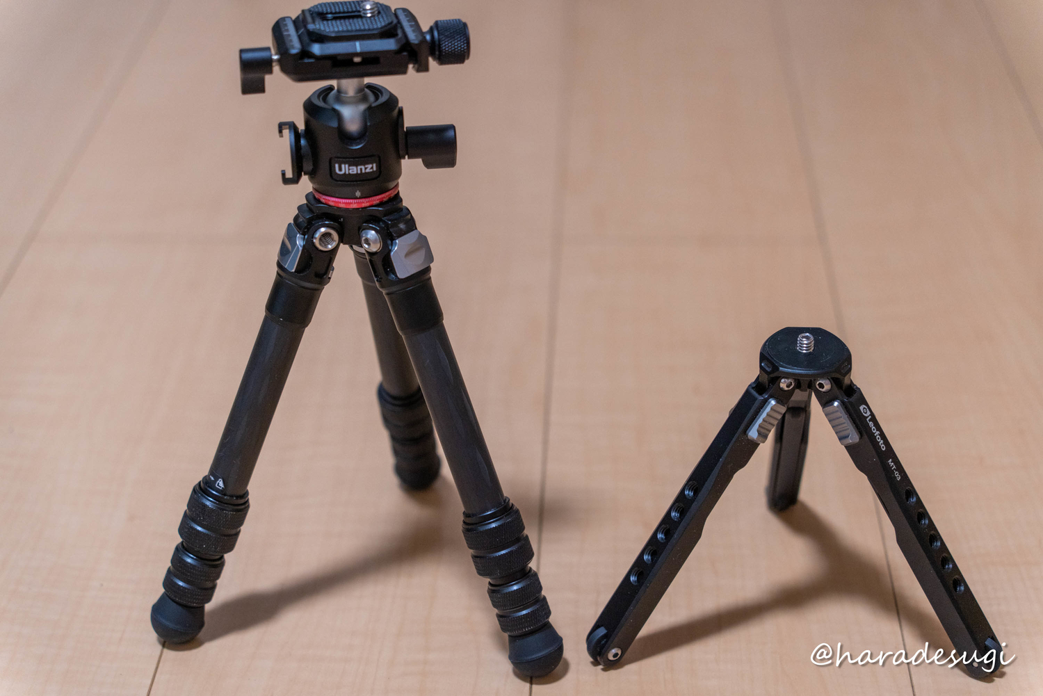 軽くてコンパクトなUlanziの超小型カーボン三脚「MT-20」を登山用に