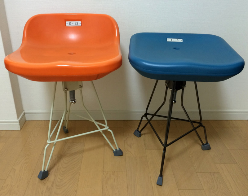 国立競技場で使われた椅子をスツールへ - NPS's blog
