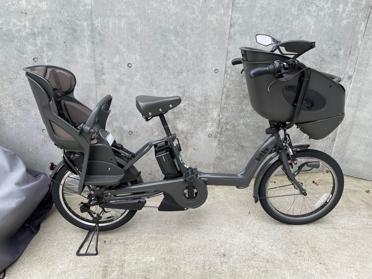 保育園送迎：自転車の後部座席撤去 - 双子とガジェット