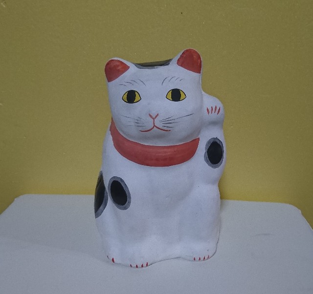 招き猫24【東京】今戸焼/白井 - 郷土玩具/招き猫十八番