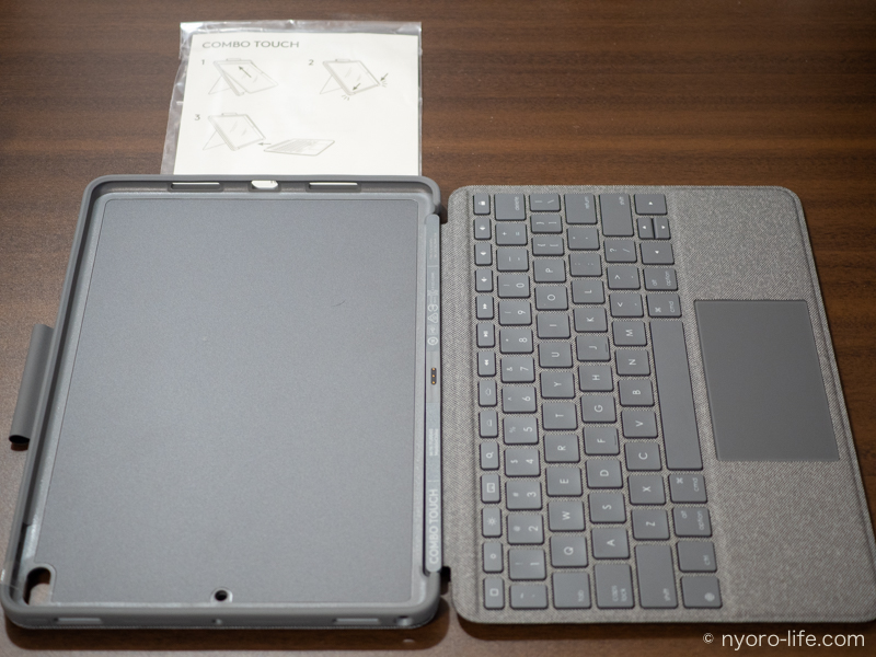 logicool】iPad用のトラックパッドキーボード（COMBO TOUCH）がきたー