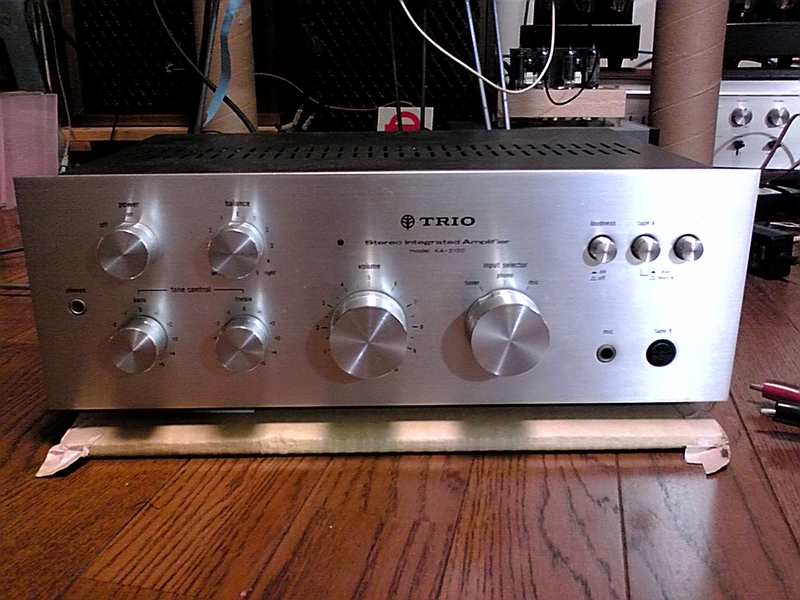 TRIO KA-3100 古～いアンプの修理 - mosukeのオーディオ