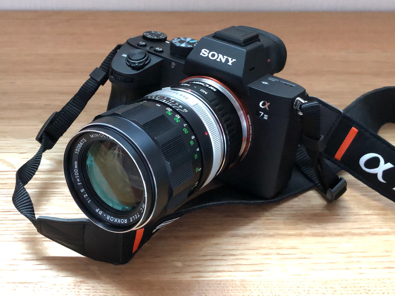 SONY α7IIIとミノルタのオールドレンズで撮る。〈MC TELE ROKKOR-PF