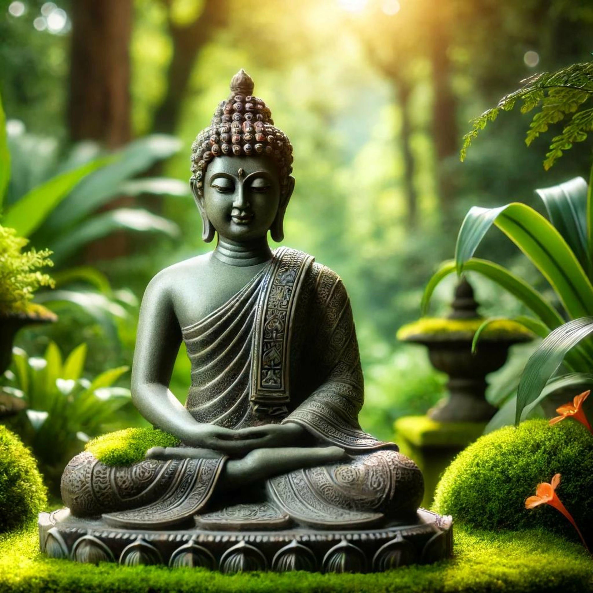 Buddhist Meditation Music Set - Buddha's Temple for Meditation