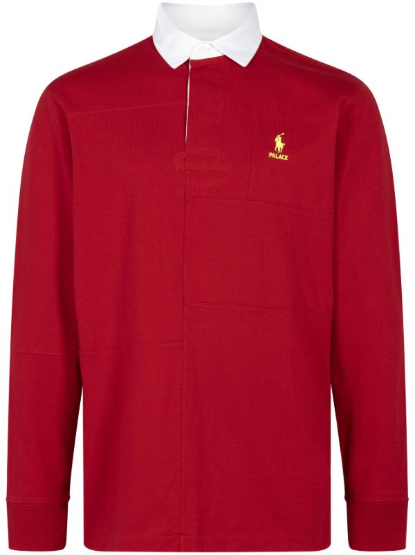 Palace x Ralph Lauren Pieced ラガーシャツ | レッド | FARFETCH JP