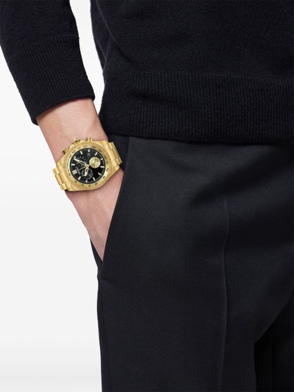 Versace Chrono X 44mm 腕時計 | ブラック | FARFETCH JP
