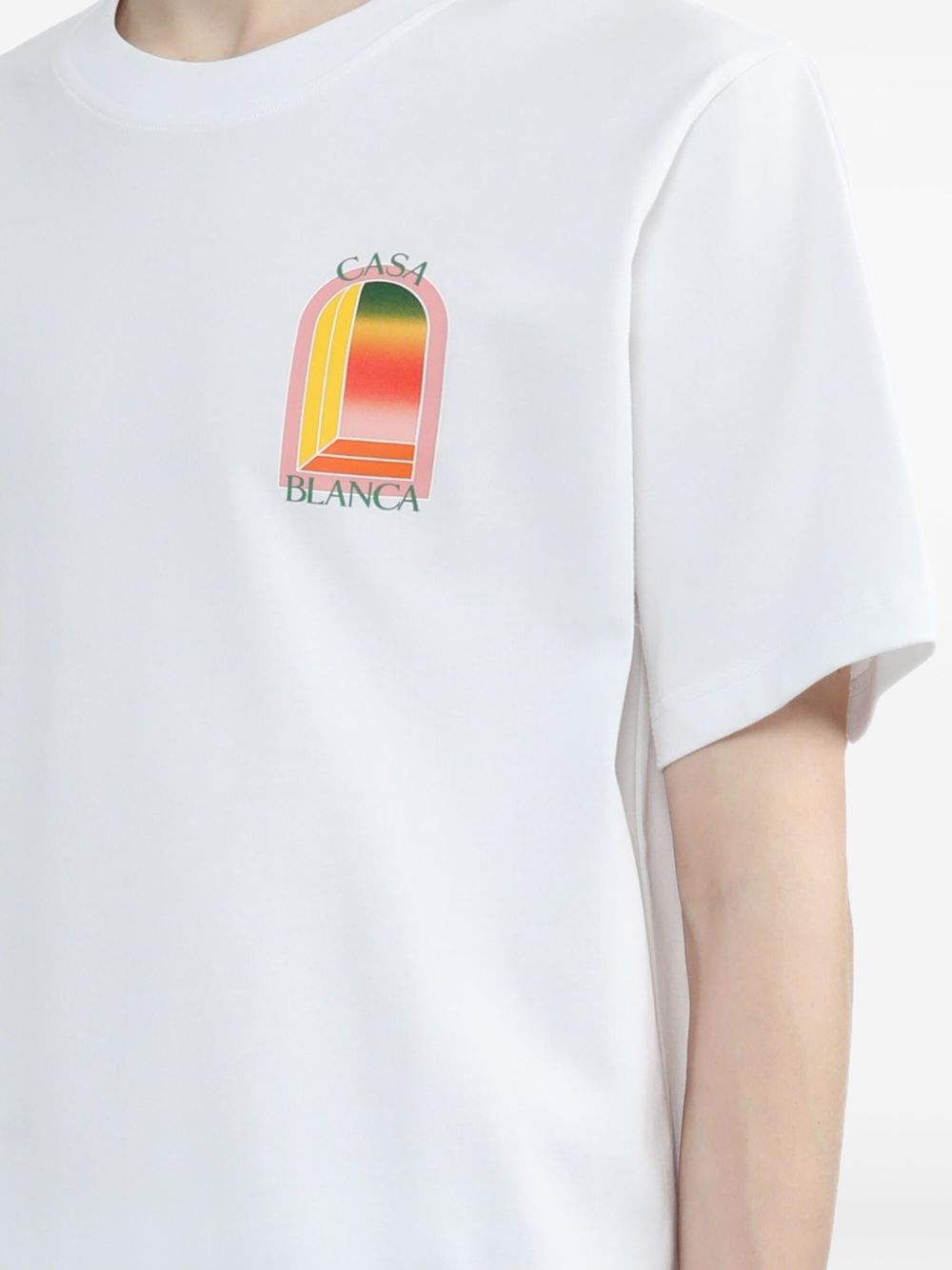 Casablanca Tennis Club Icon Tシャツ | ホワイト | FARFETCH JP
