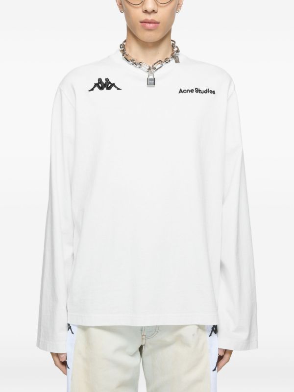 Acne Studios x Kappa ロゴ Tシャツ | ホワイト | FARFETCH JP