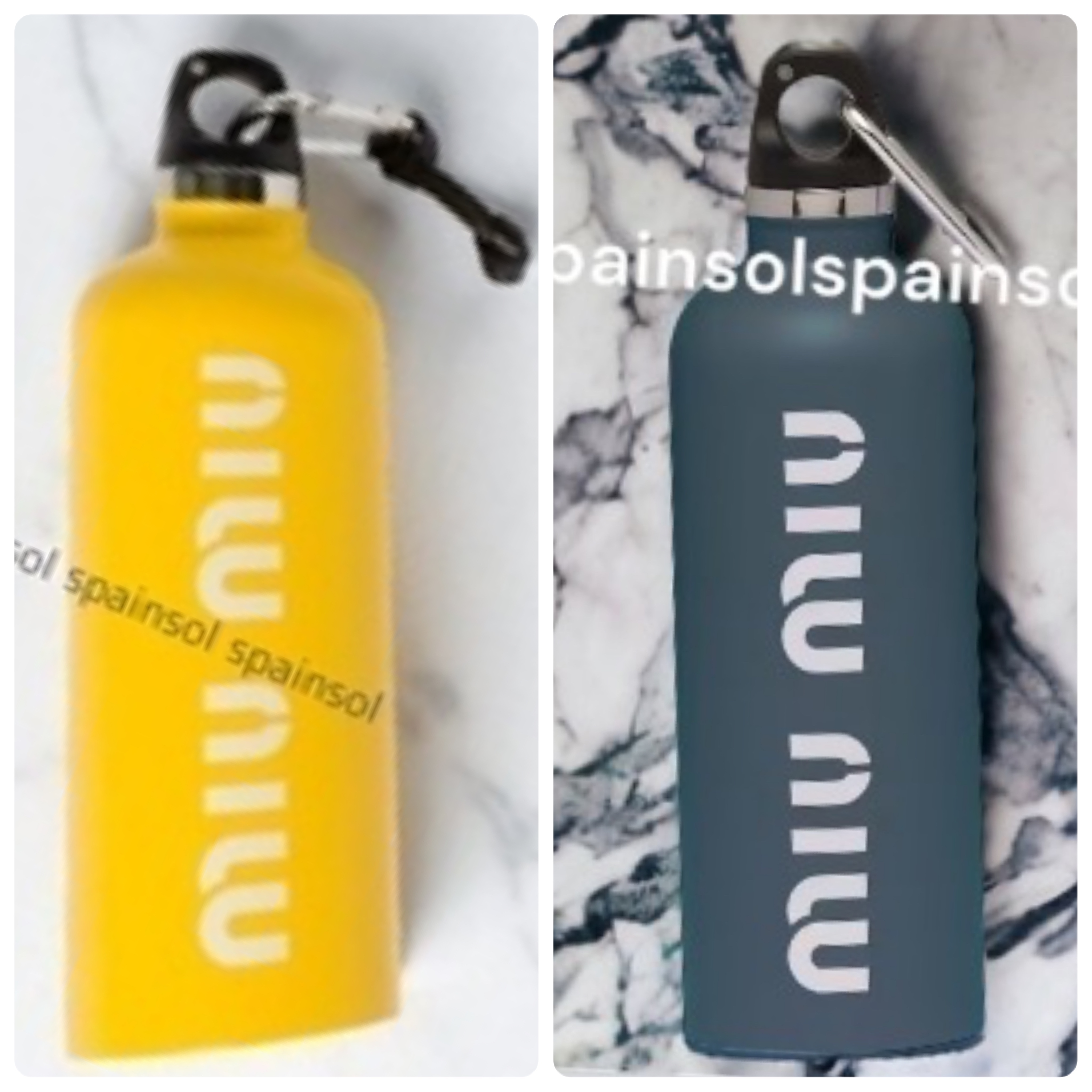 人気上昇中【MIU MIU】ステンレス ロゴウォーターボトル 500ml