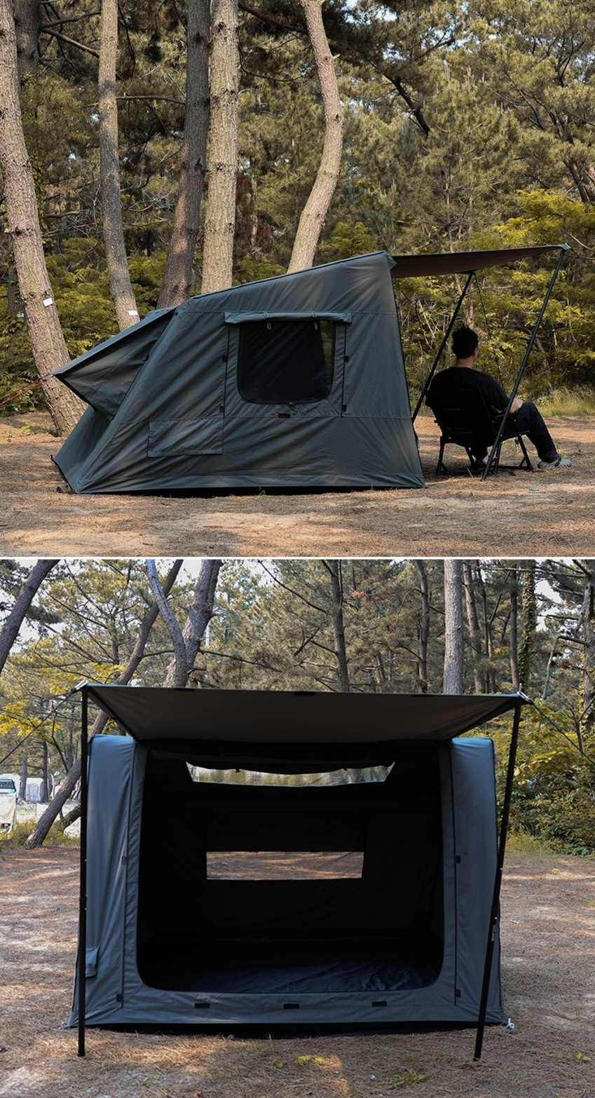 ARBOR☆ベイカー エアテント 2P KHAKI FULL SET【正規品】 (ARBOR