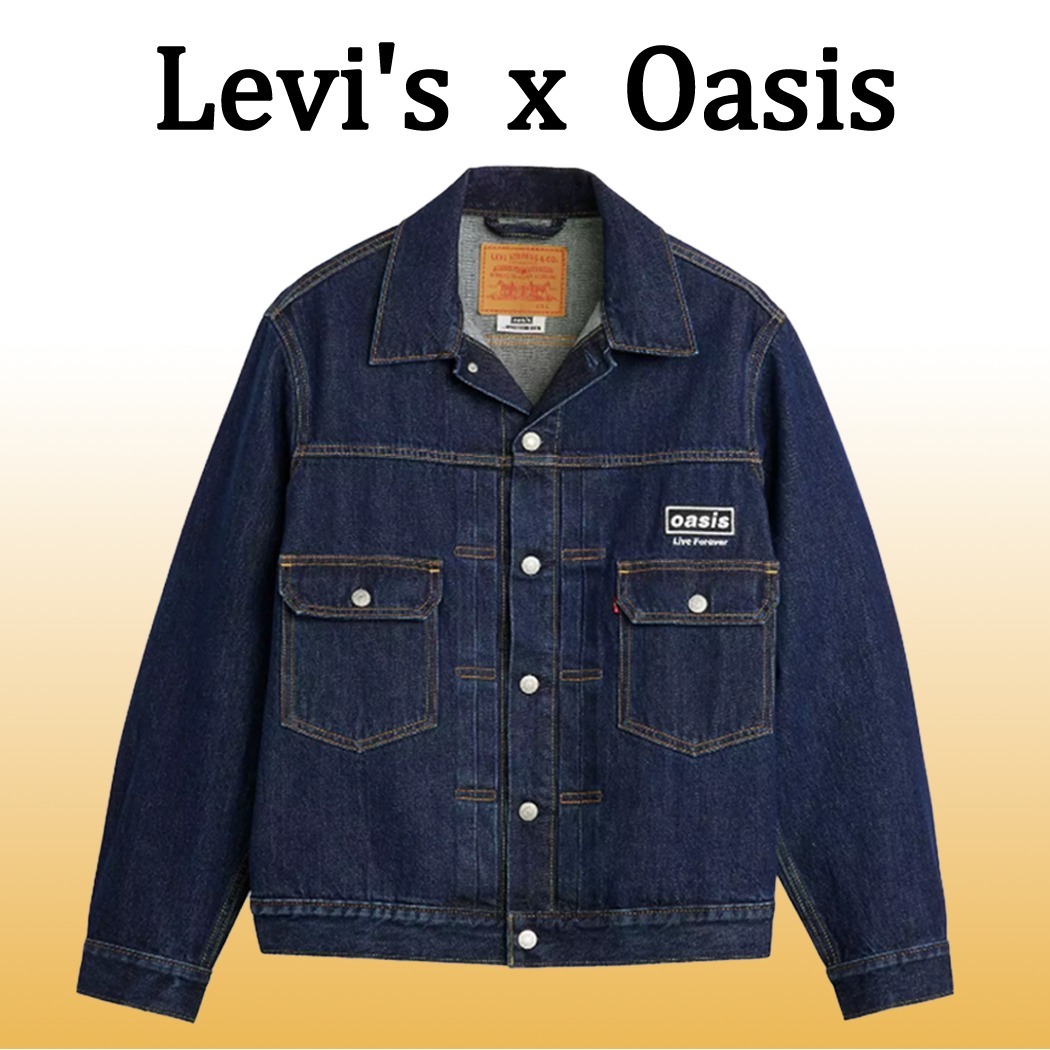 Levi's x Oasis TRUCKER TYPE II デニム ジャケット (Levi's