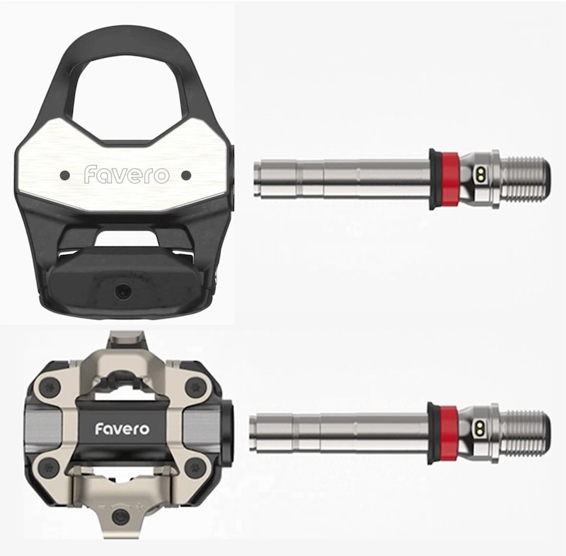 LOOK KEO対応のペダル型パワーメーター「ファベロ アシオマ プロ RL