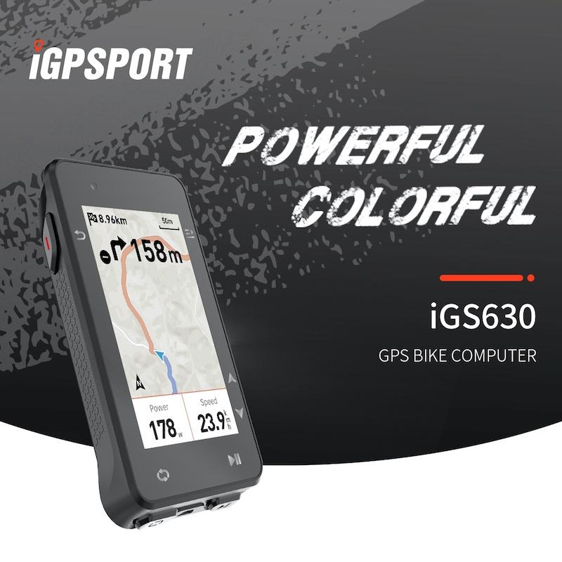 iGPSPORTから大画面カラー液晶を搭載したサイクルコンピューター