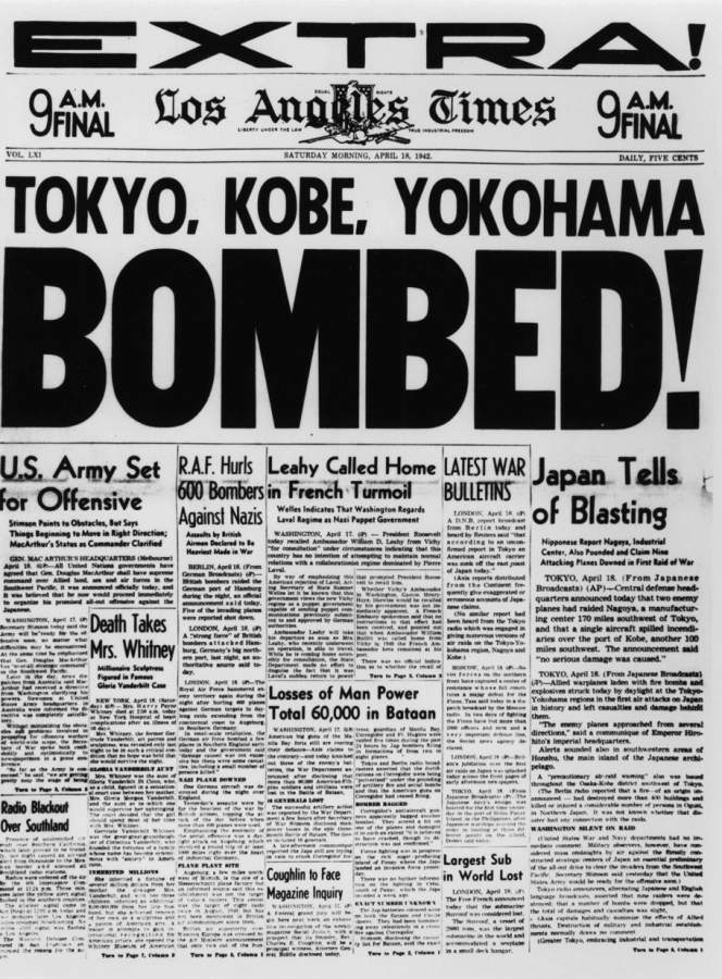 真珠湾の報復、歴史を変えたドゥーリトルの日本空爆 | ナショナル ジオ