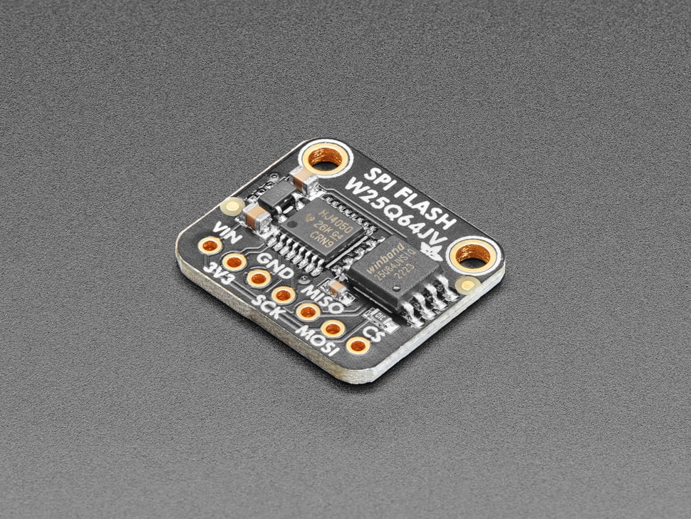 Adafruit SPI FLASH Breakout - W25Q64 - 64 MBit / 8 MByte