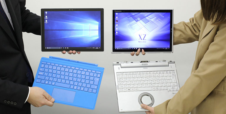 レッツノートXZ6 vs Surface Pro 4 “5番勝負” 2ページ目 - 日経 xTECH