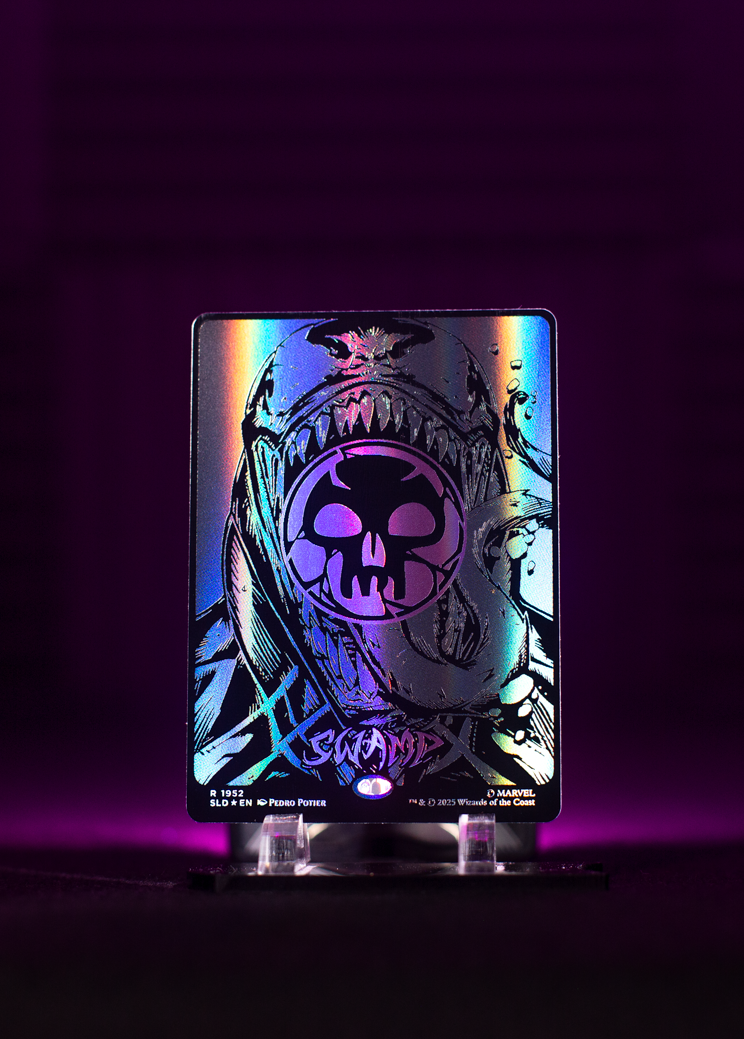 Secret Lair x Marvel's Spider-Man: Mana Symbiote Raised Foil