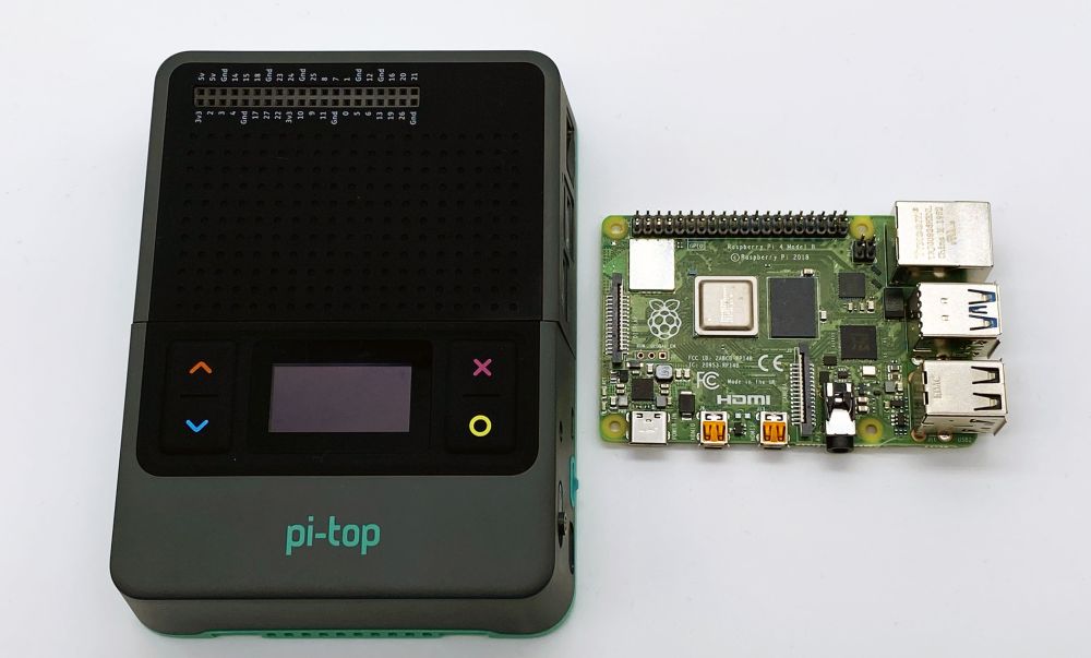 Raspberry Piに屋外で給電できる、バッテリー付きケース「pi-top」の
