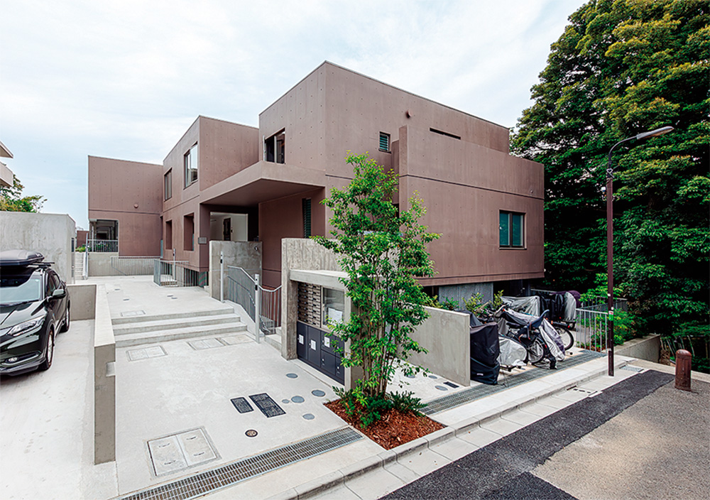 文化人が愛した坂の街の風が抜けるコーポラティブハウス、6社の