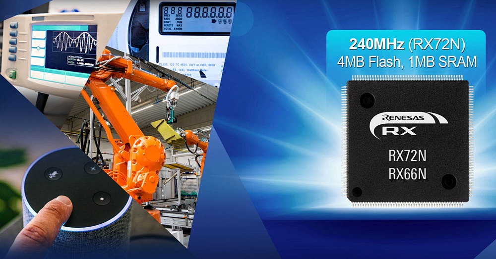 最新RXコアを集積した産業機器向けマイコン、ルネサスが2つの新製品