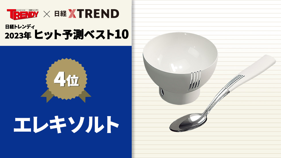 魔法の“味変”スプーン＆おわん「エレキソルト」 減塩生活に福音：日経