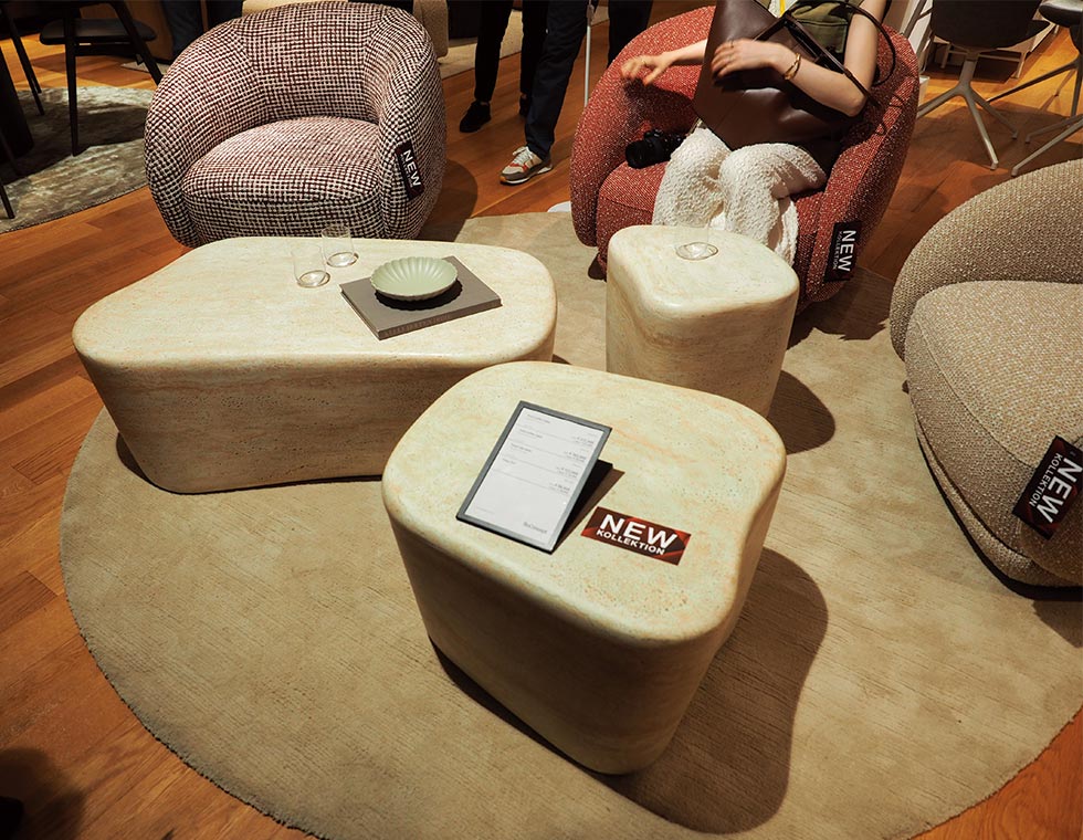 ボーコンセプトが日本市場拡大 天然石のようなコーヒーテーブルも