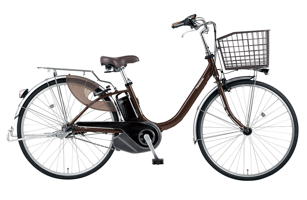 日本初 パナソニックが「押し歩き」補助付き電動アシスト自転車：日経