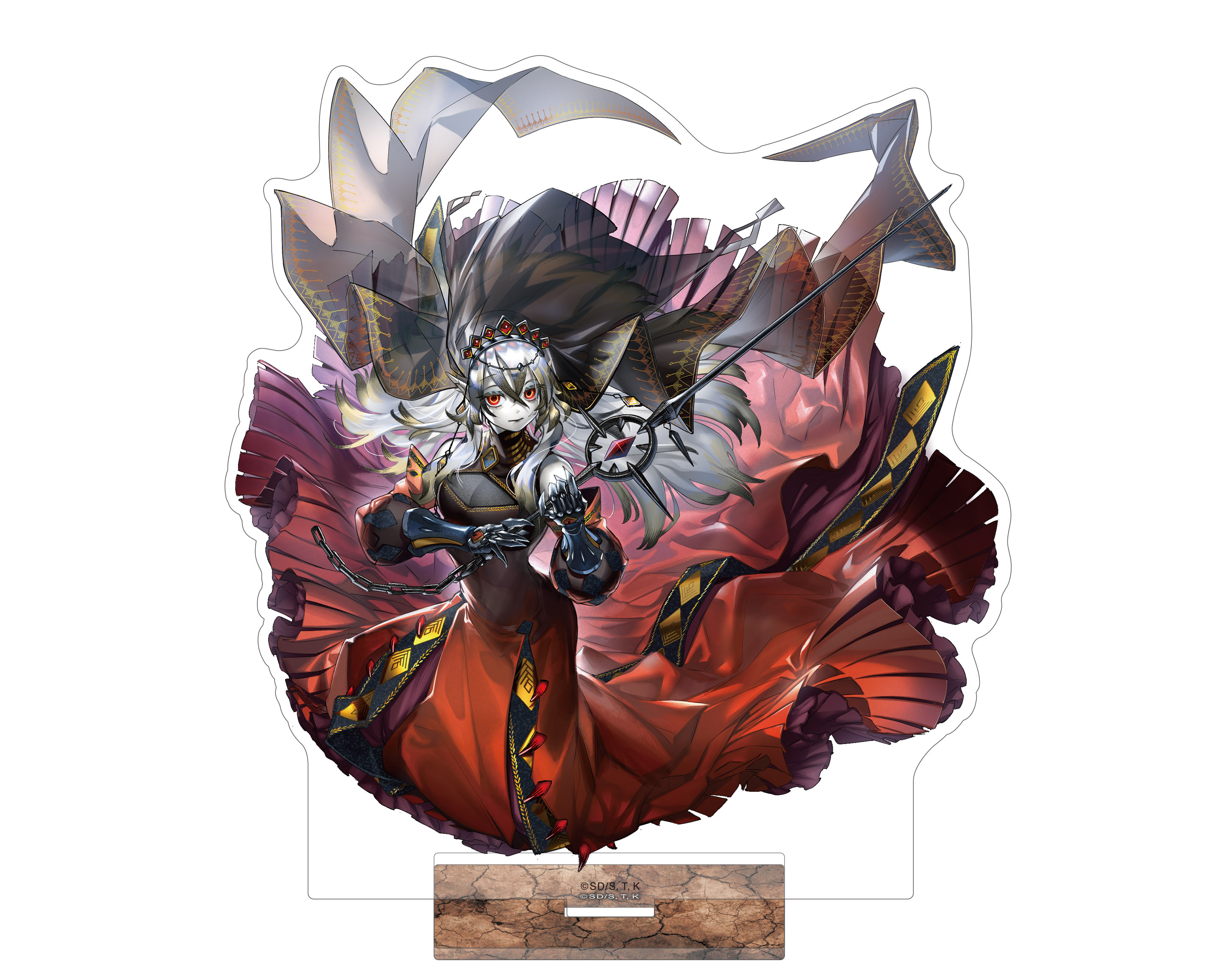 赫の聖女カルテシア 絵違い クオシク 僅かなインク飛び有り 赫の聖女