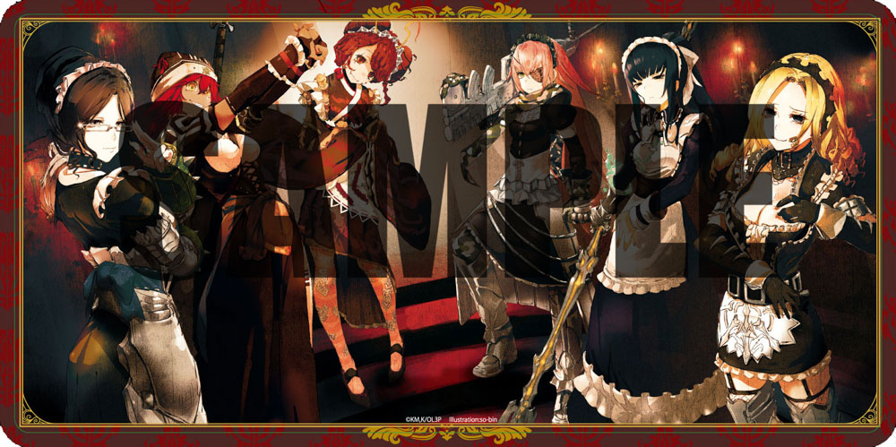 オーバーロード_so-binイラスト ラバープレイマット （プレアデス